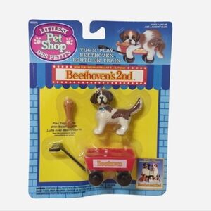 Littlest Pet Shop Beethoven's 2nd Tug N' Play 1993 Hasbro Never Opened
